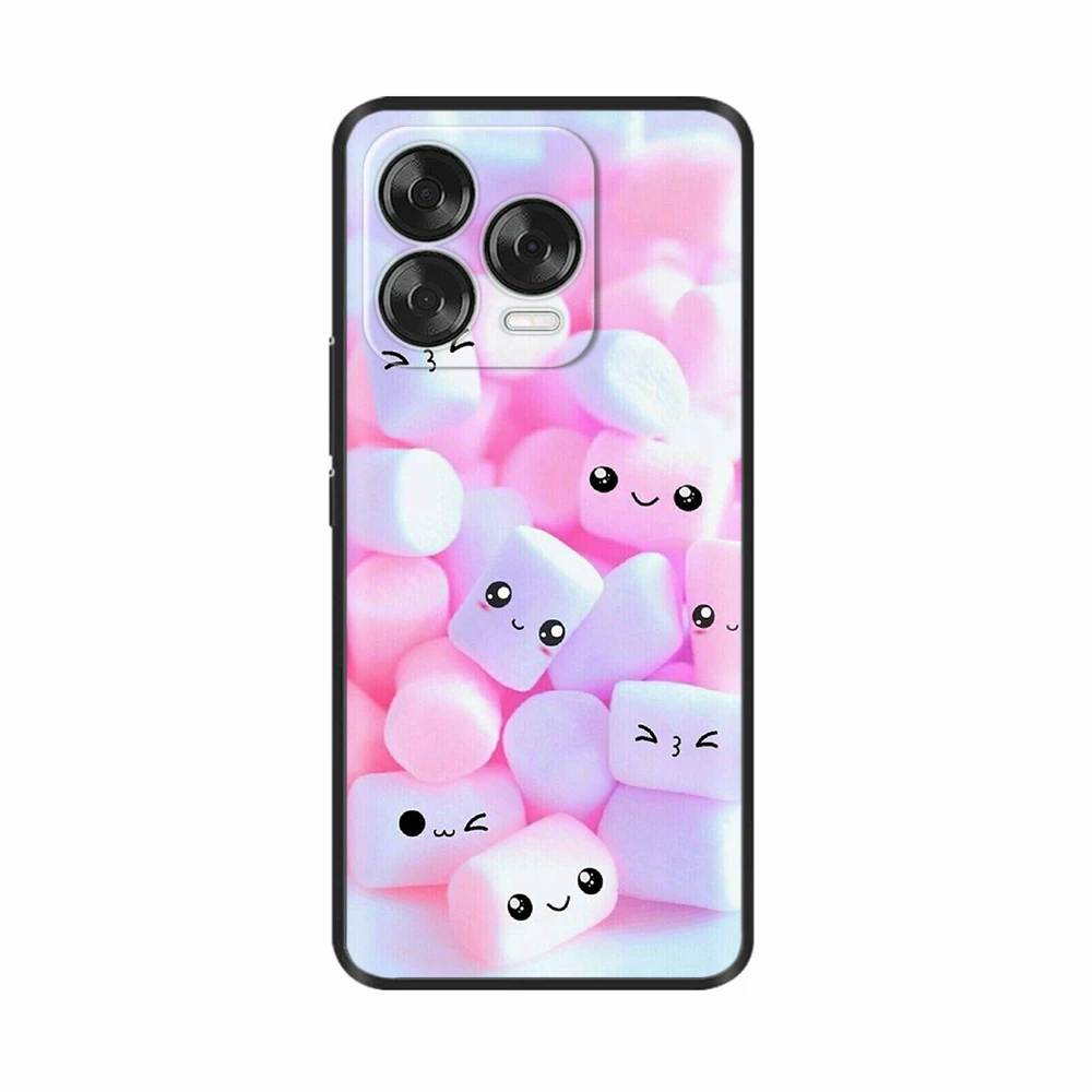 Luxury Black Silicone Back Cover - Elegant Design Case