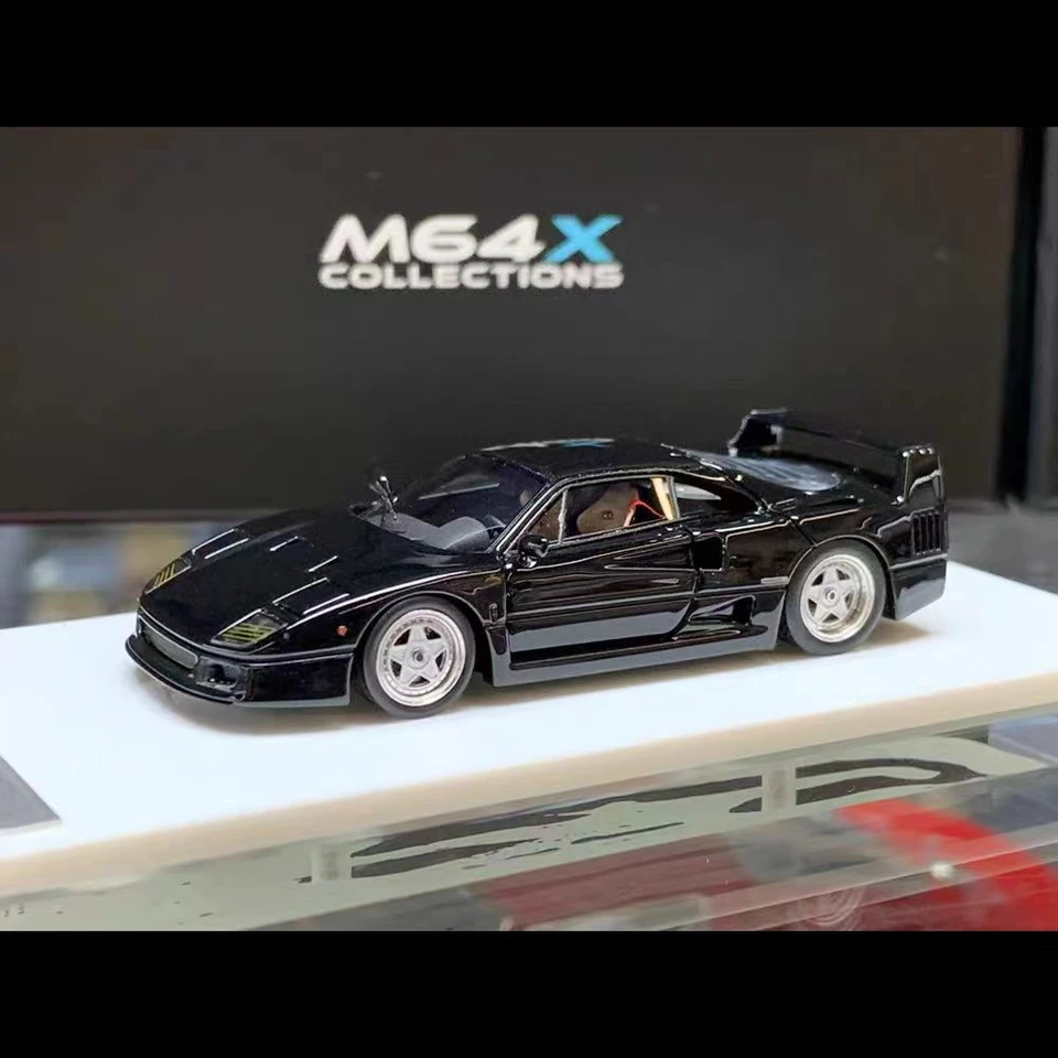 1/64 M64X フェラーリ　F40 CHE CATS special 黒 1/64 M64X フェラーリ F40 CHE CATS special 黒 - メルカリ