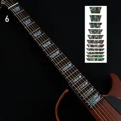 Instrument Decorations: Ultra Thin Cross Inlay Fretboard Stickers for Electric Guitar Accessories (-6)