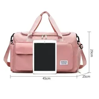 Carry On Travel Bag Large Capacity Gym Bag Weekender Overnight Duffle Bags With Shoe Compartment Sports Fitness Bags for Women 2