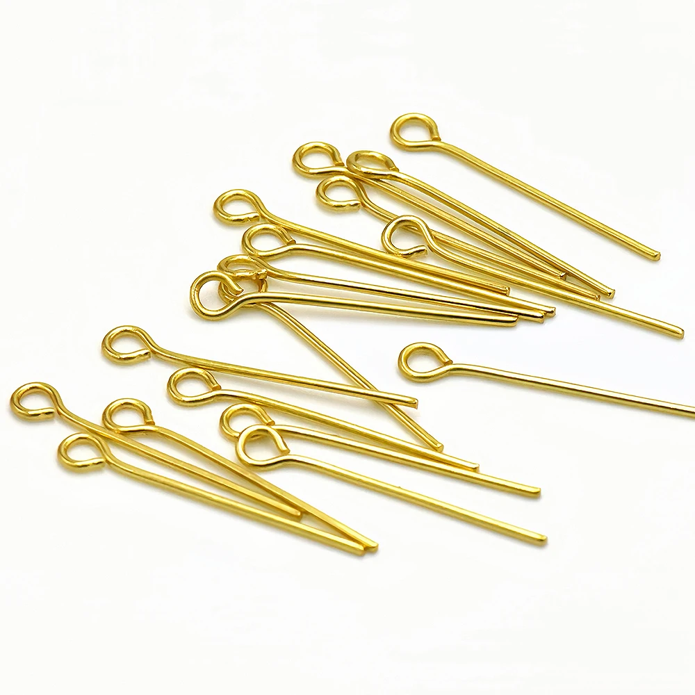 20/100 stücke Augen kopfs tifte 16 18 20 25 30 35mm Edelstahl Augen nadel Befunde für DIY Schmuck herstellung Schmuck zubehör liefert – Detail 6