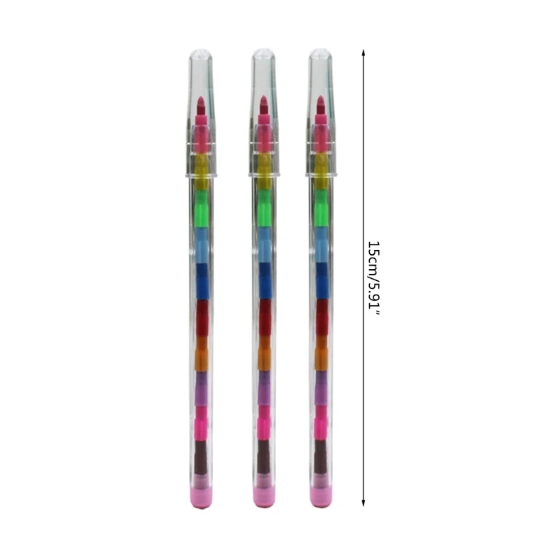 12/14Pcs Painting Stitching Color Building Blocks For Kids Mini Crayon School Supplies Pencils H8WD colored crayons color pencils children painting supplies