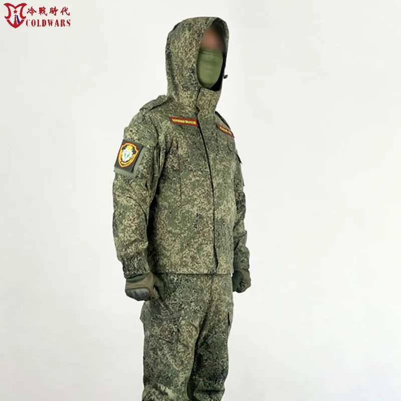 ロシア軍 VKBO leyer5 lv5 キャップ付き　レプリカ Russian VKBO LV5 EMR digital camouflage Hardshell Jacket combat