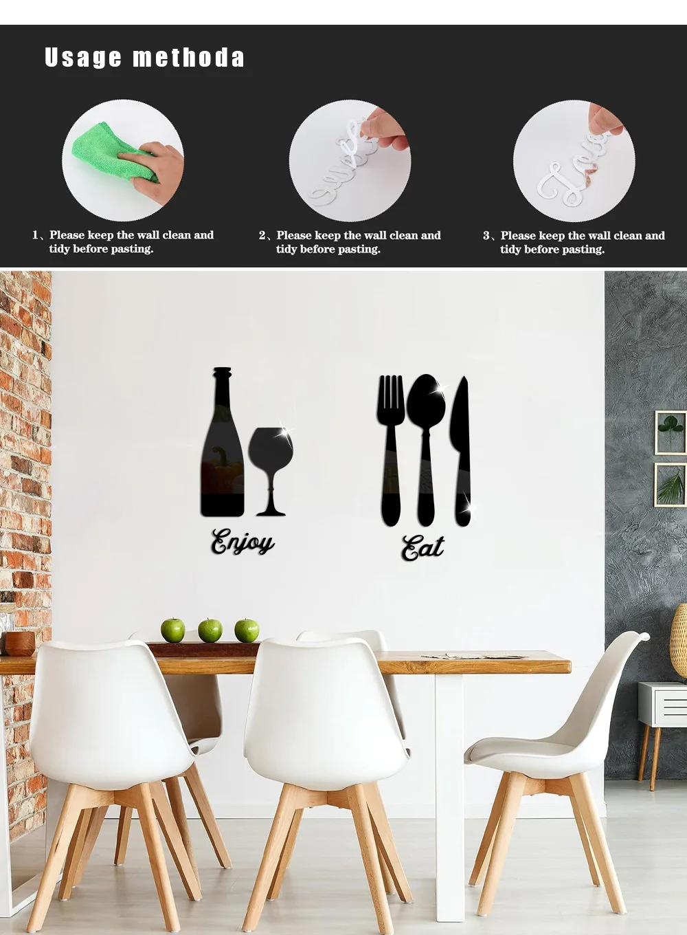 Klebeaufkleber Modernes Design