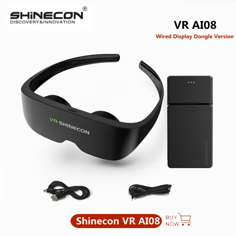 Shinecon Vr Ai08 3d Imax Bril Bedrade Display Versie SC AI08 4K Headset