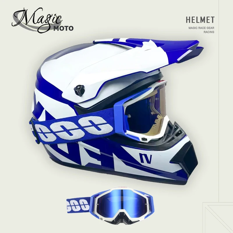 Cascos de karting para niños y motos de cross juveniles + gafas de protección mejorada con certificación DOT