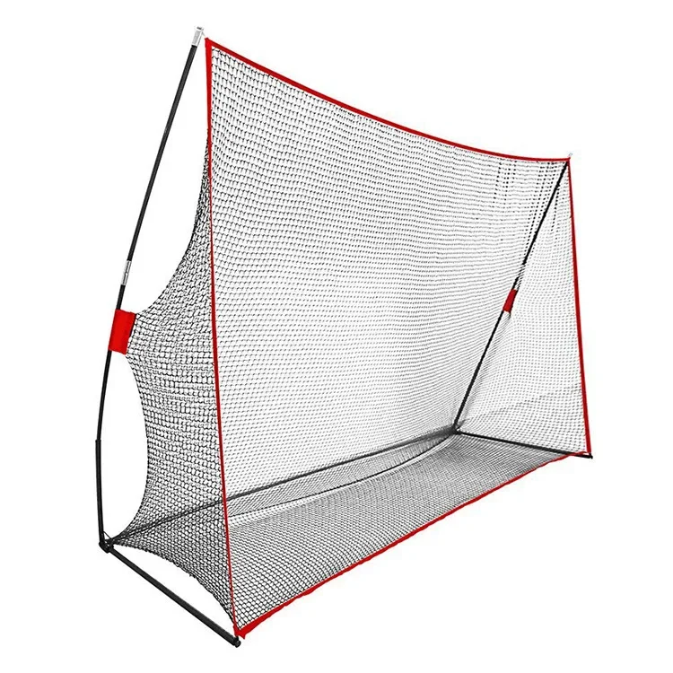 

Portable 3M*2.14M Golf Practice Hitting Swing Nylon Net For Indoor Outdoor Detachable Golf Cage Training Aids With Carry Bag