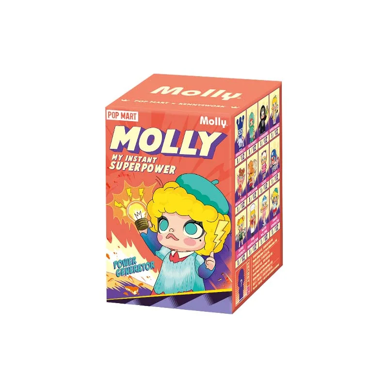 thumbnail image 1 of POP MART-figuras de acción de la serie MOLLY My Instant Superpower, Caja misteriosa sorpresa, regalo para niñas, 1 of 5