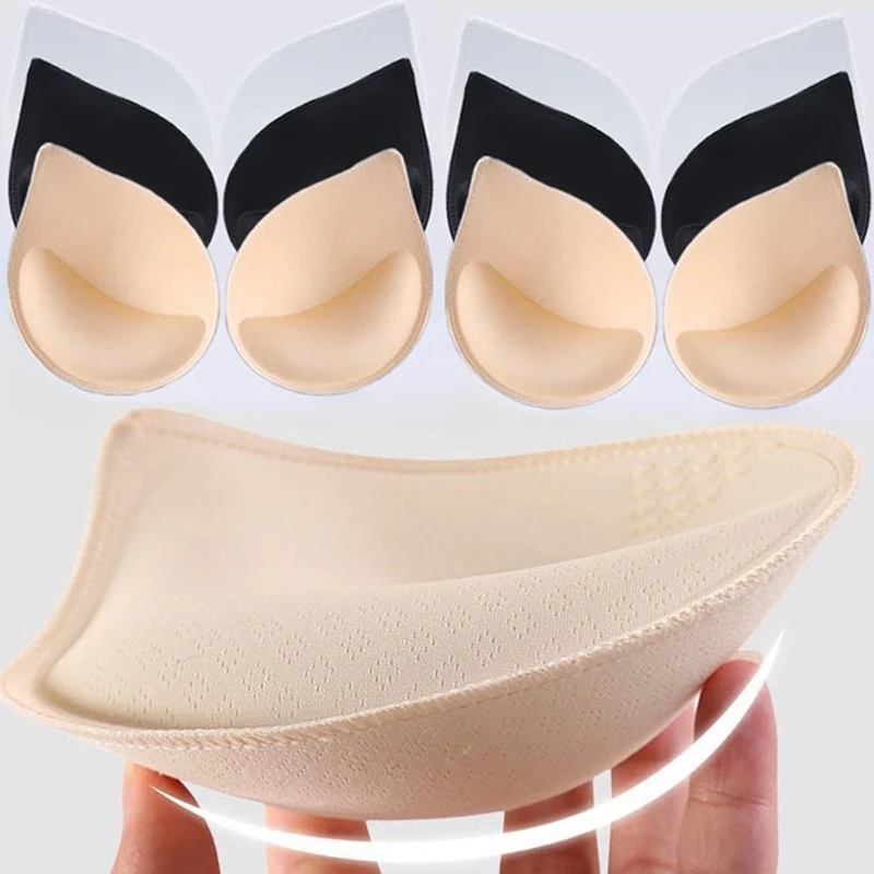 

3D Thicken Sponge Bra Pads Sexy Breast Insert Push Up Bra Enhancer Swimsuit Bikini Pad Removeable Foam Chest Accessories Women