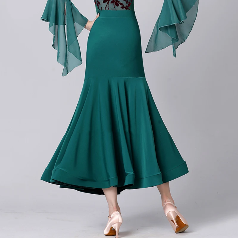 Ballroom Dance Skirts Women Party Modern Dancing Tango Performance Costume National Standard Waltz Clothes