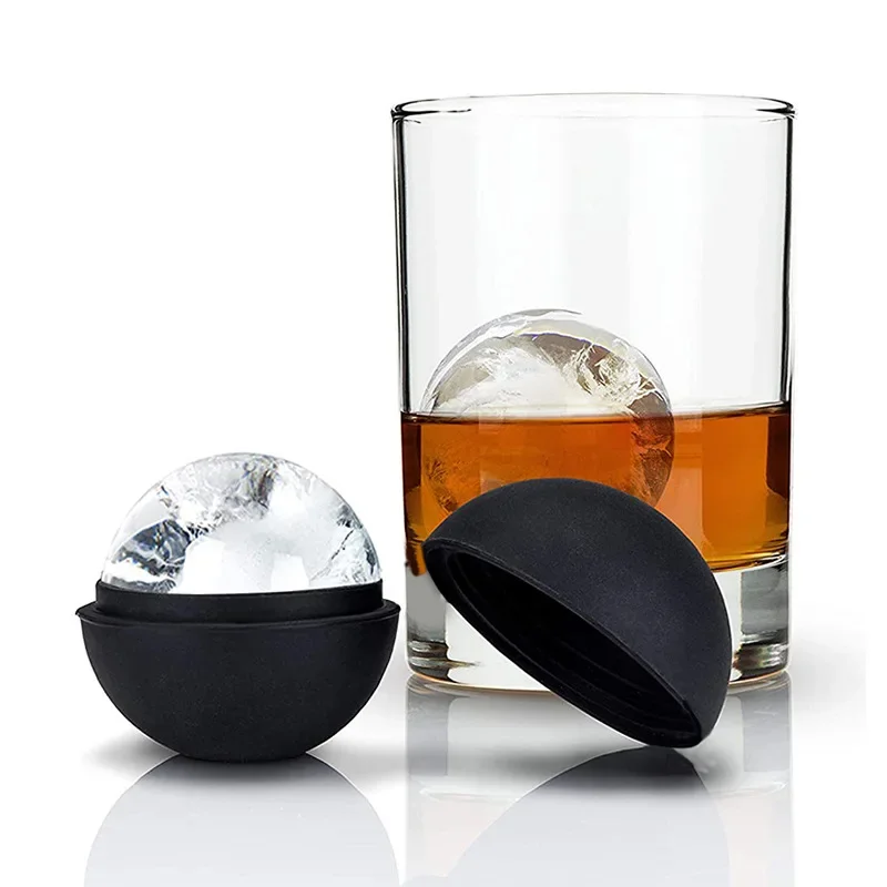 6cm Silicone Round Ice Mould Hockey for Whiskey Ice Cube Kitchen Round Mold Ball Chocolate Tray Ball Tools Bar