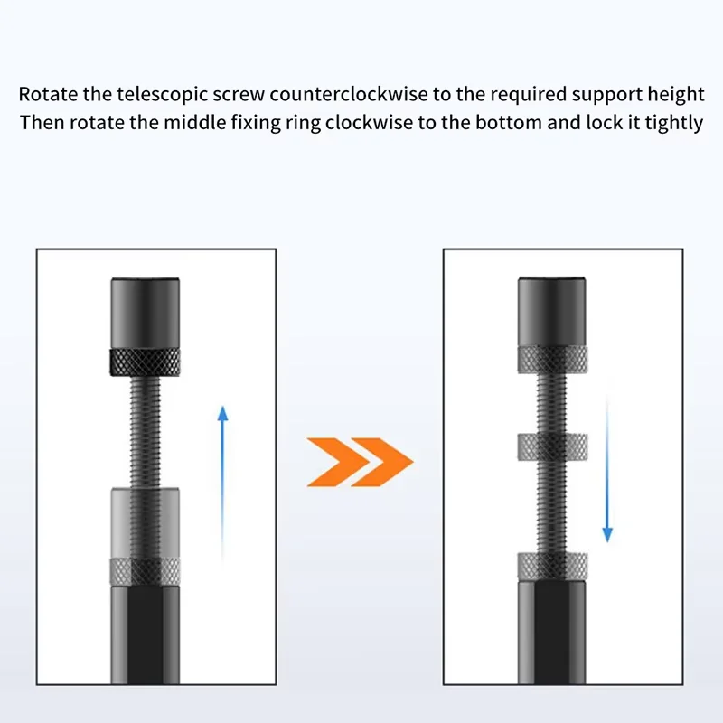 Graphics Card Bracket GPU Holder Video Card Support Stand Aluminum Vertical Telescopic Rotating GPU Stand Anti Sag Stand