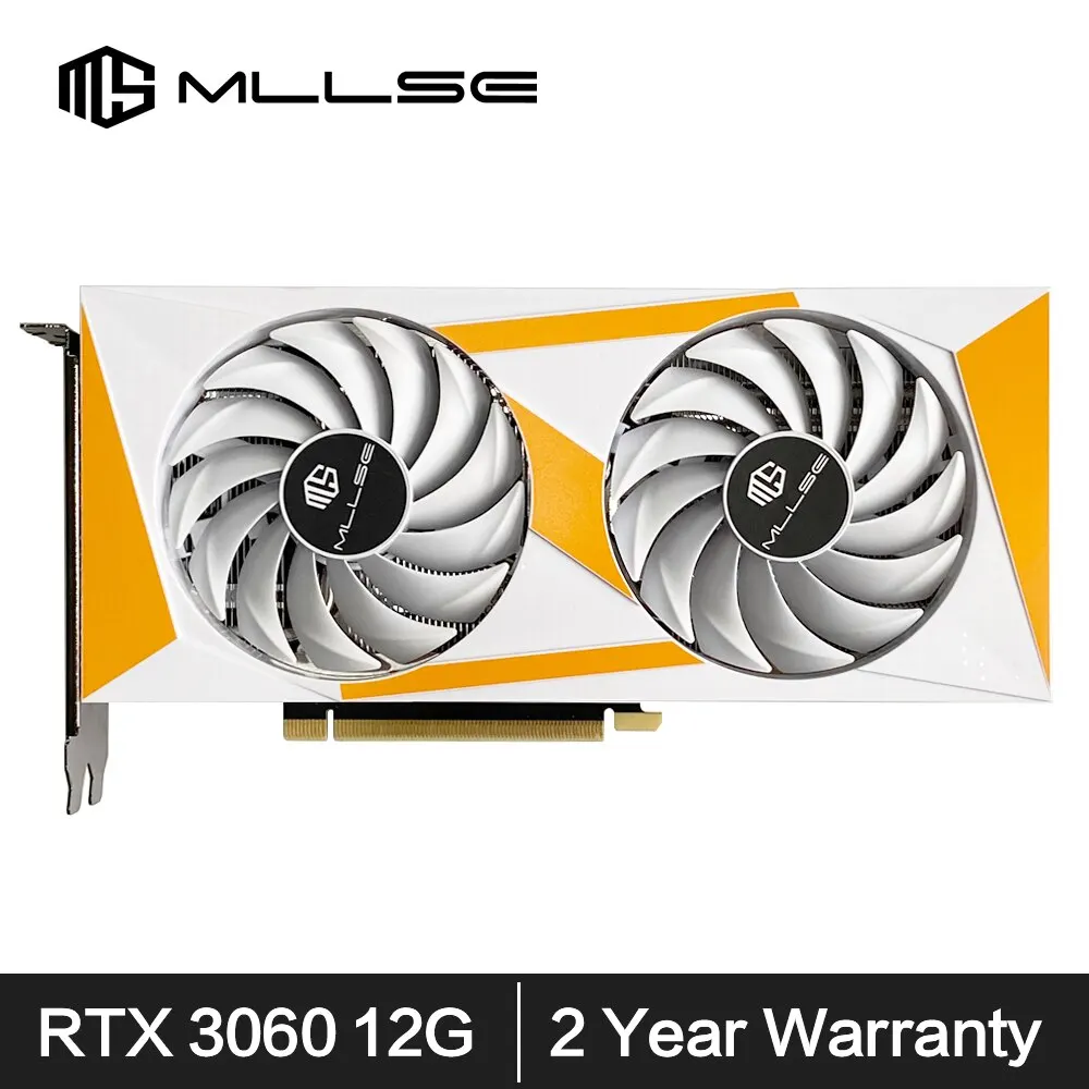 Mllse rtx 3060 12gb graphics card gddr6 192bit pci express 4 0 16 8pin