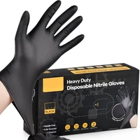20/50/100PCS Black Nitrile Gloves Disposable Latex Free Household Gloves for Kitchen Cleaning Industrial Beauty Tattoo Gloves