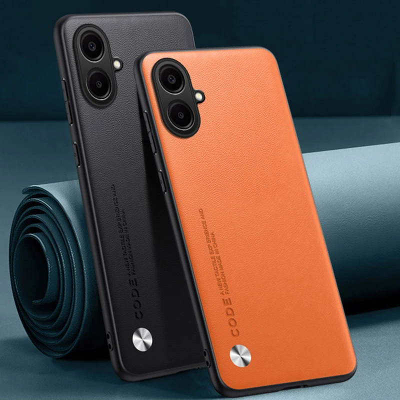 Luxury PU Leather Shockproof Phone Case - Full Protection Back Cover