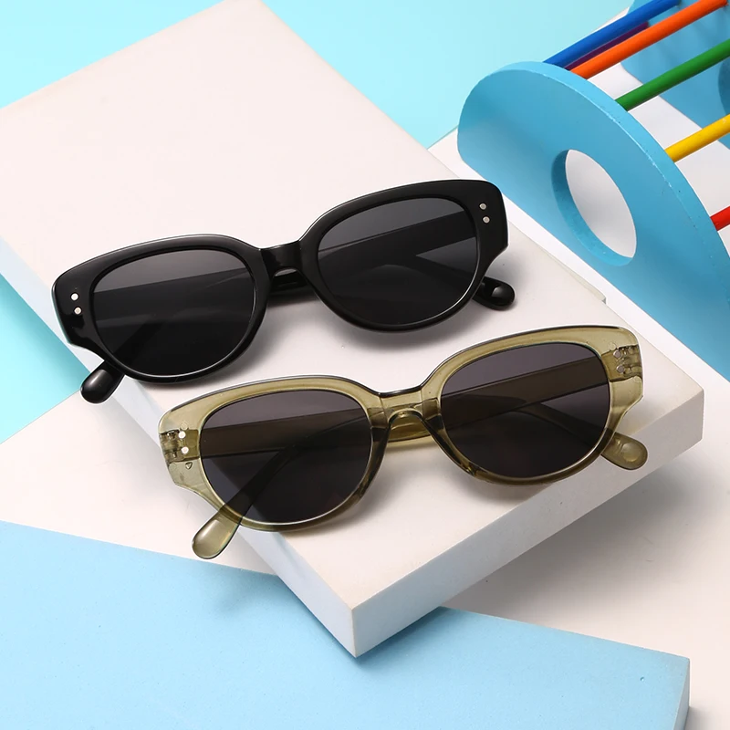 Fashion Children Sunglasses Kids Sunglasses Cat's Eye Sunglasse Retro Boys Girls Eyeglasses Cute Baby Shade Eyewear UV400