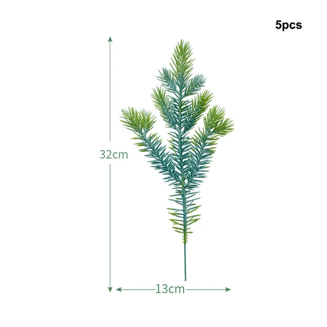 Artificial Pine Branches Lot of 5 Pcs Pine Tree Branch 