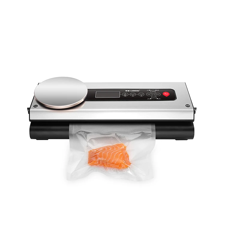 Modern Compact Vacuum Sealing Machine for Food Preservation with Scale Tray, Built-Inside Cutter, Dry Moist Food Modes massage modes electric foot massage machine pad ems foot massager mat