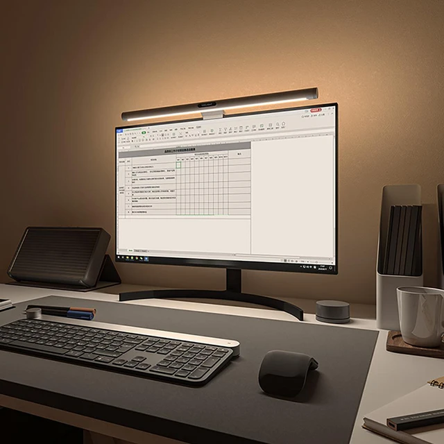 Led Computer Monitor Screen Hanging Light  Computer Monitor Light Bar -  Computer - Aliexpress