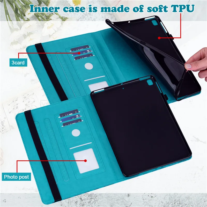 Cervos Bonito Carteira Smart Cover Funda Tablet para Samsung Galaxy Tab a sm T550 Case 97 Sm-t550 T555 - Imagem 6