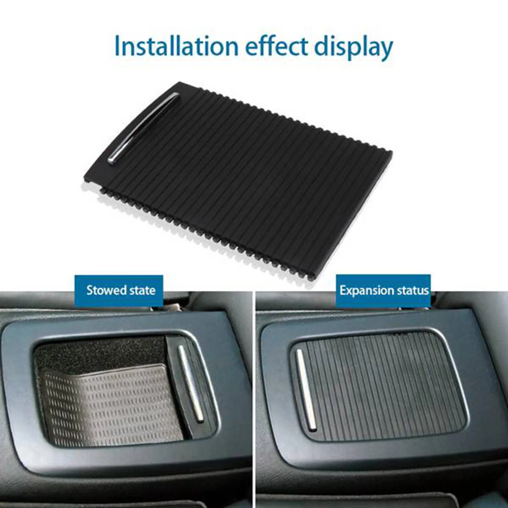 Dashboard Cover Car Rear Center Console Roller Blind Cover 51166963913 5116696094 for-BMW E92 E93 M3 2006-2012