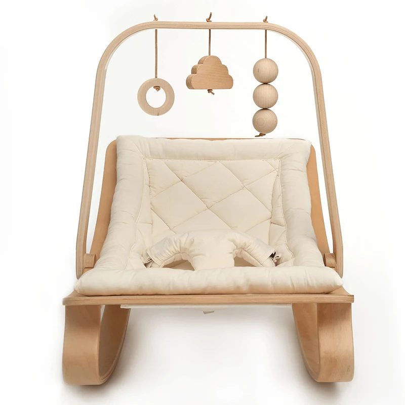 Mecedora de muebles para niños, mecedora para bebé, sofá de madera para  dormir, silla de equilibrio para niños - AliExpress