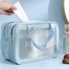 Two layers Wet-dry separation makeup bag portable toiletry bag travel large capacity storage bag fitness swimming essentials 6