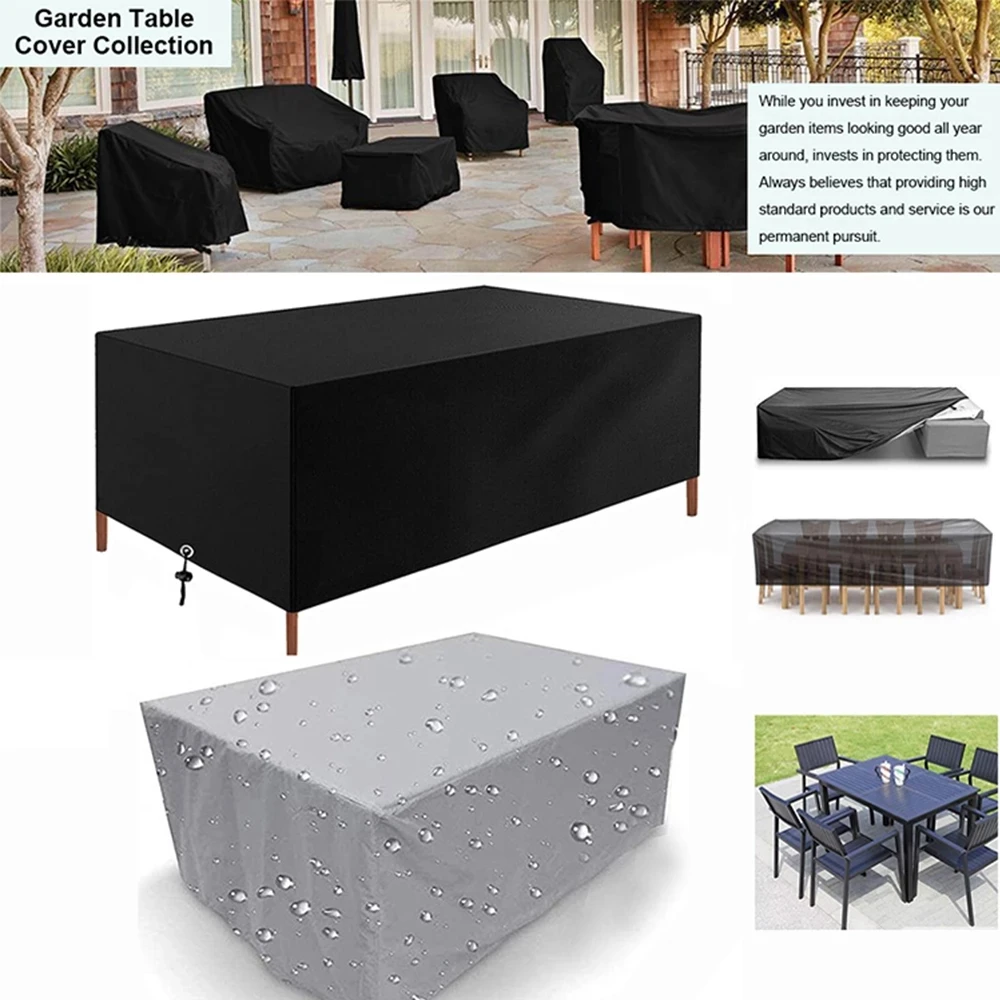 64SizeGardenFurnitureCovers210DOxfordOutdoorWaterproofAntiUV