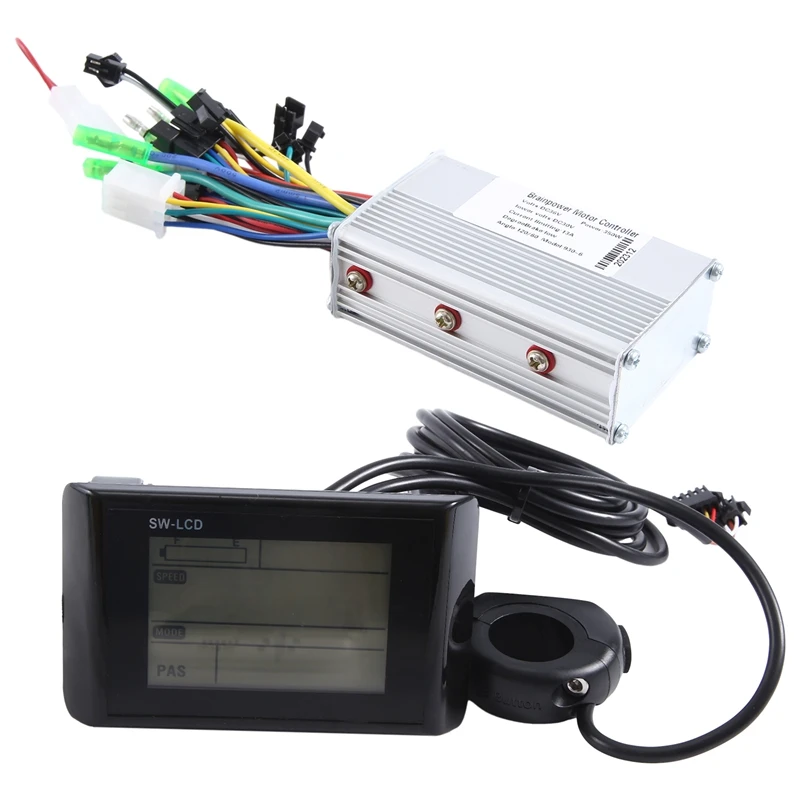 

Панель управления для электровелосипеда W900 с цветным ЖК-дисплеем, сменная панель управления для электрического велосипеда, скутера, SM Plug, 36 В