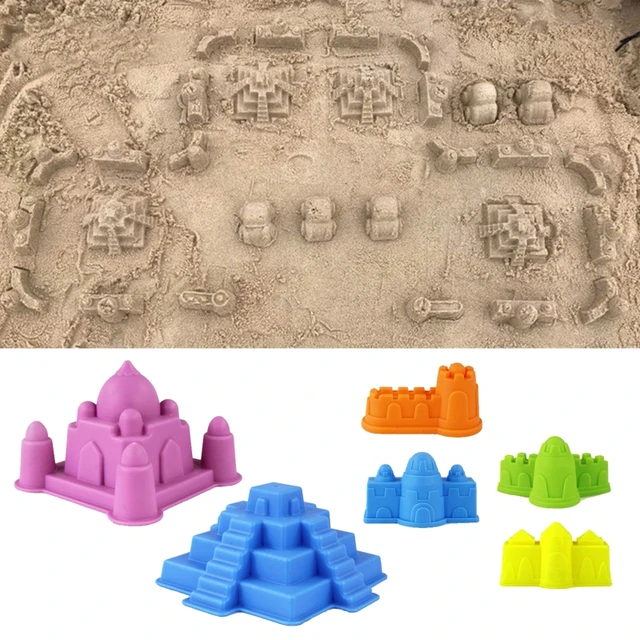 Kids Summer Beach Toys Enjoy Sunshine Sand Castle Play Set Baby Sand Toys Seaside Kids Play Water Games Indoor Bath Toys 3