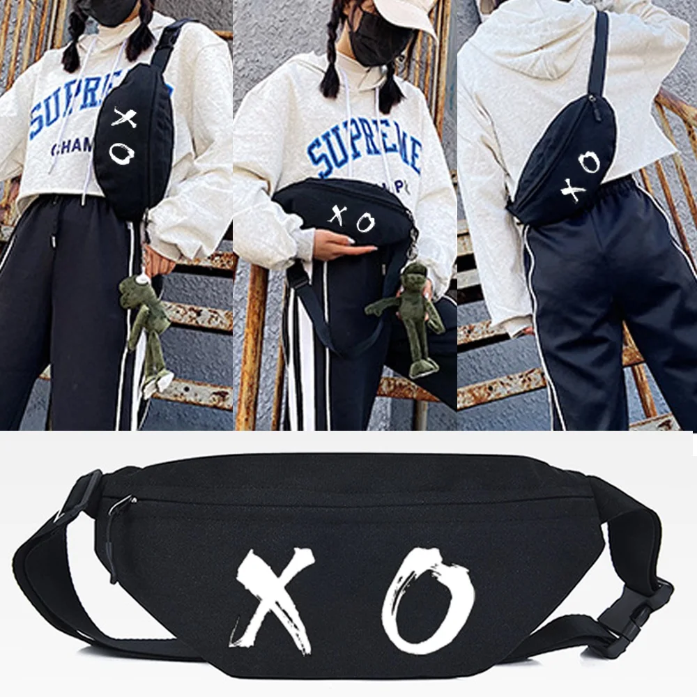 

Waist Bags Men Chest Bags Fashion XO Letters Print Crossbody Shoulder Pack Hot Casual Travel Handbags Women Sports Phone Pounch