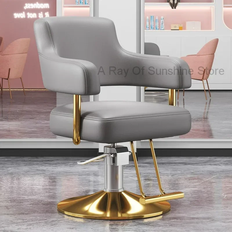 

Swivel Barber Chair Desk Nail Stylist Dining Shampoo Chair Dental Bar Bershop Tabouret Estheticienne Counter Furniture HY