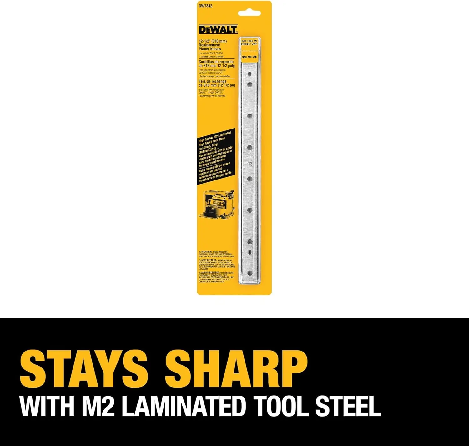 Benchtop Planer, 15-Amp, 12-1/2-Inch, 3-Knife Cutter, 20,000 Rpm, Corded (Dw734) 2