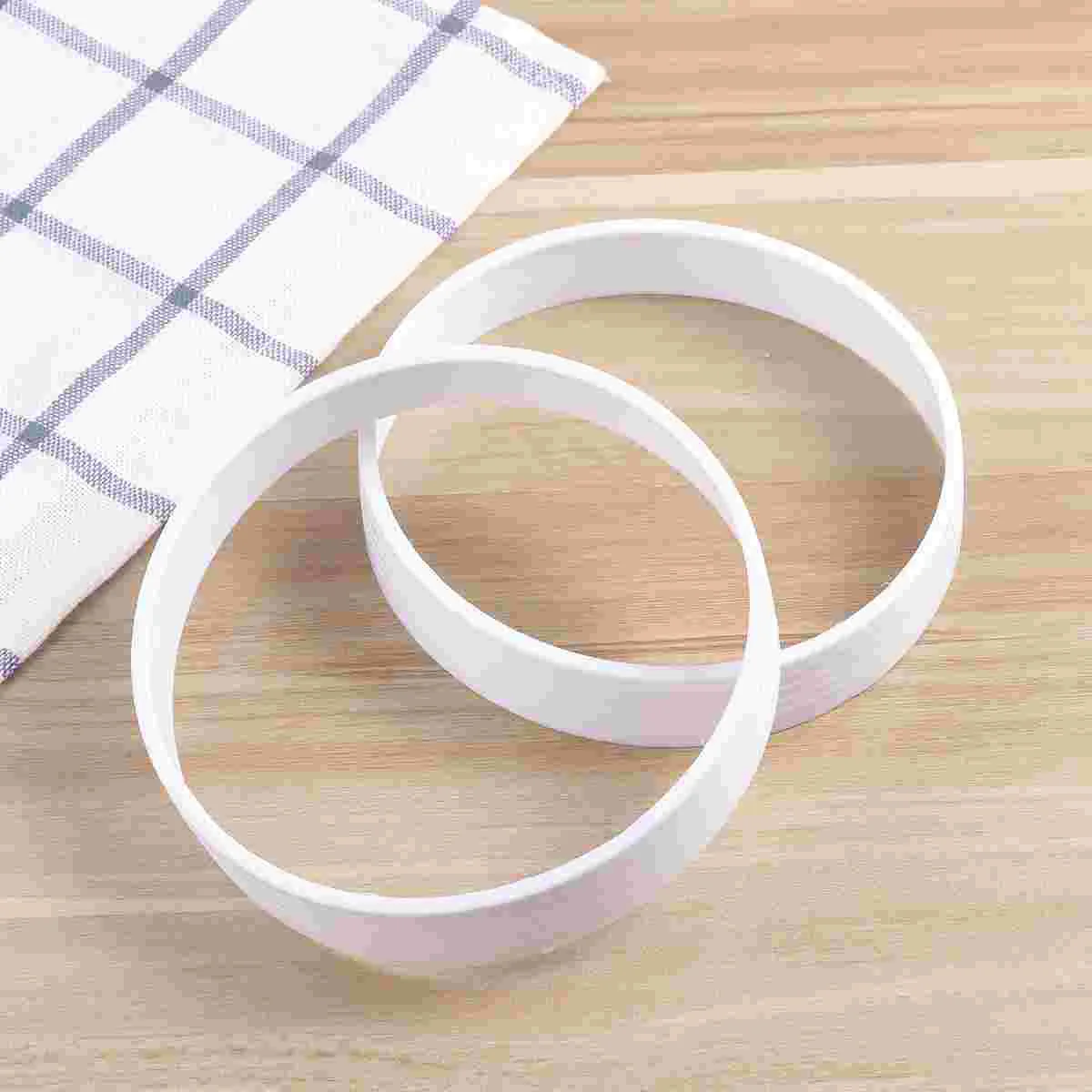 

2pcs White PP Plastic Putting Green Hole Cup Rings Training Aid Accessories Outdoor Equipments Putting Cup Rings