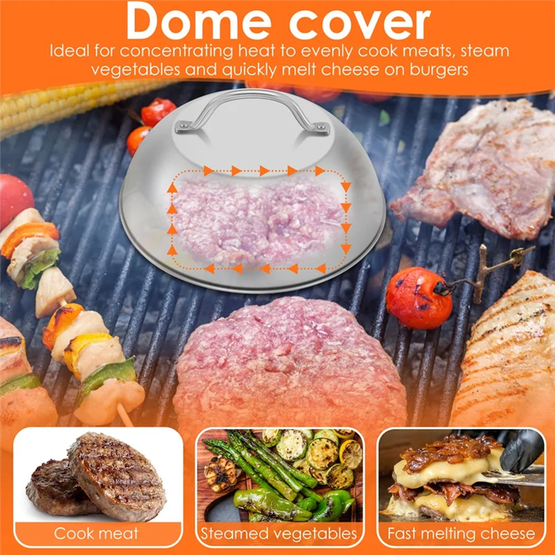 A40G-Smashed Burger Kit-Burger Press And Metal Spatula For Flat Top Grill Cooking, Perfect Hamburger Patty Maker
