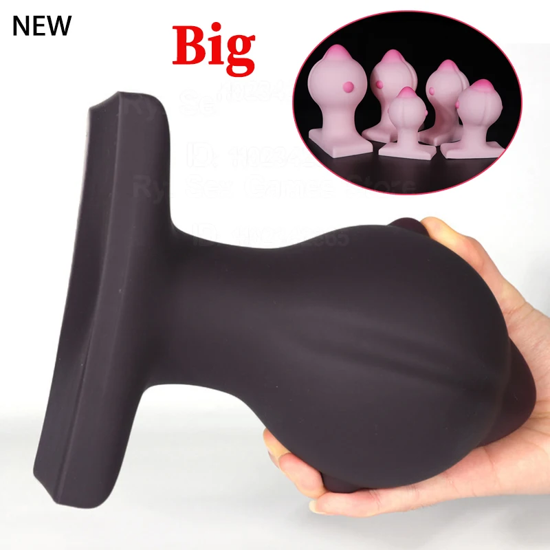 

Super Big Silicone Dildo Anal Dilator Soft Anal Masturbation Buttplug For Man Anal Stimulation Large Anal Toys Adult Product