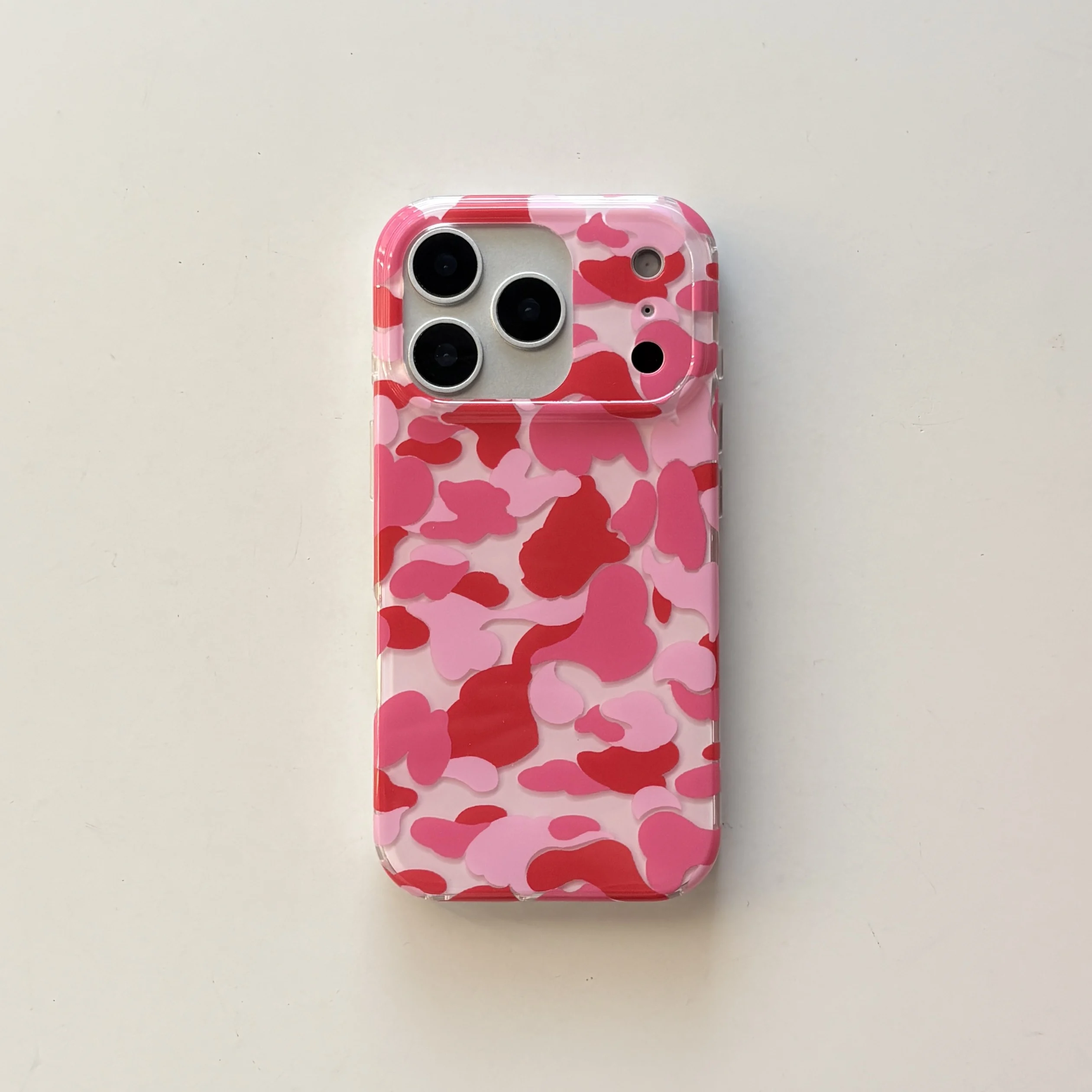 Stylish Multicolor Camouflage Glossy Phone Case