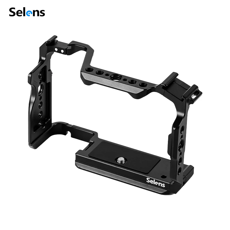 DSLR Camera Cage with Multiple Expansion Holes for SONY A7CII/A7CR Photography Protective Case Handheld Vlog Shooting Kit