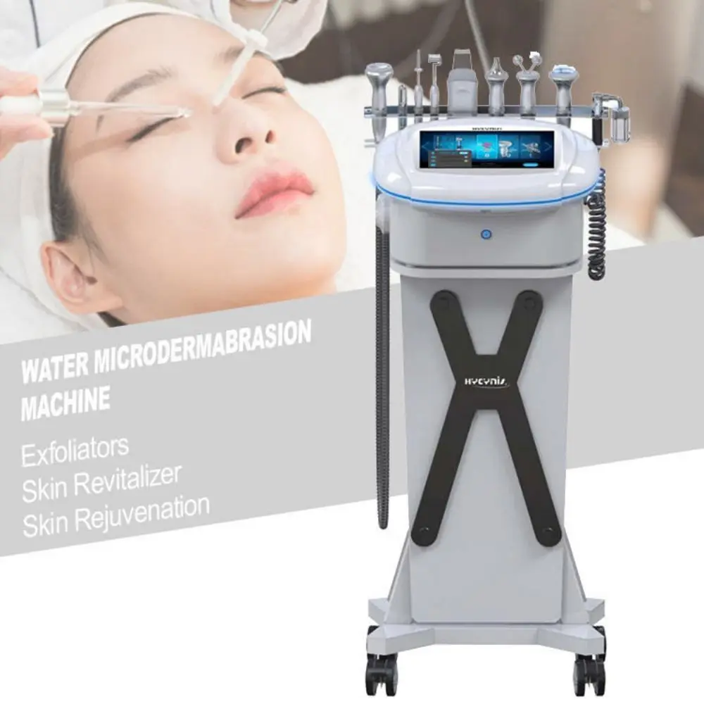 다기능 하이드로 페이셜 박피 기계, 스킨 케어 갈바닉 산소 제트, 페이셜 클리닝, 피부 회춘 장치, 10 in 1