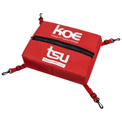 Waterproof Portable Paddleboard and Kayak Deck Storage Bag (Red 15L)