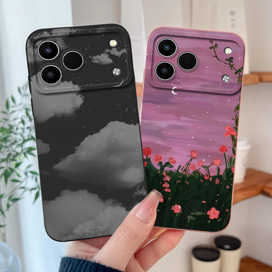 Funny Cartoon Animals Lens Protection Soft Liquid Silicone Back Cover Case