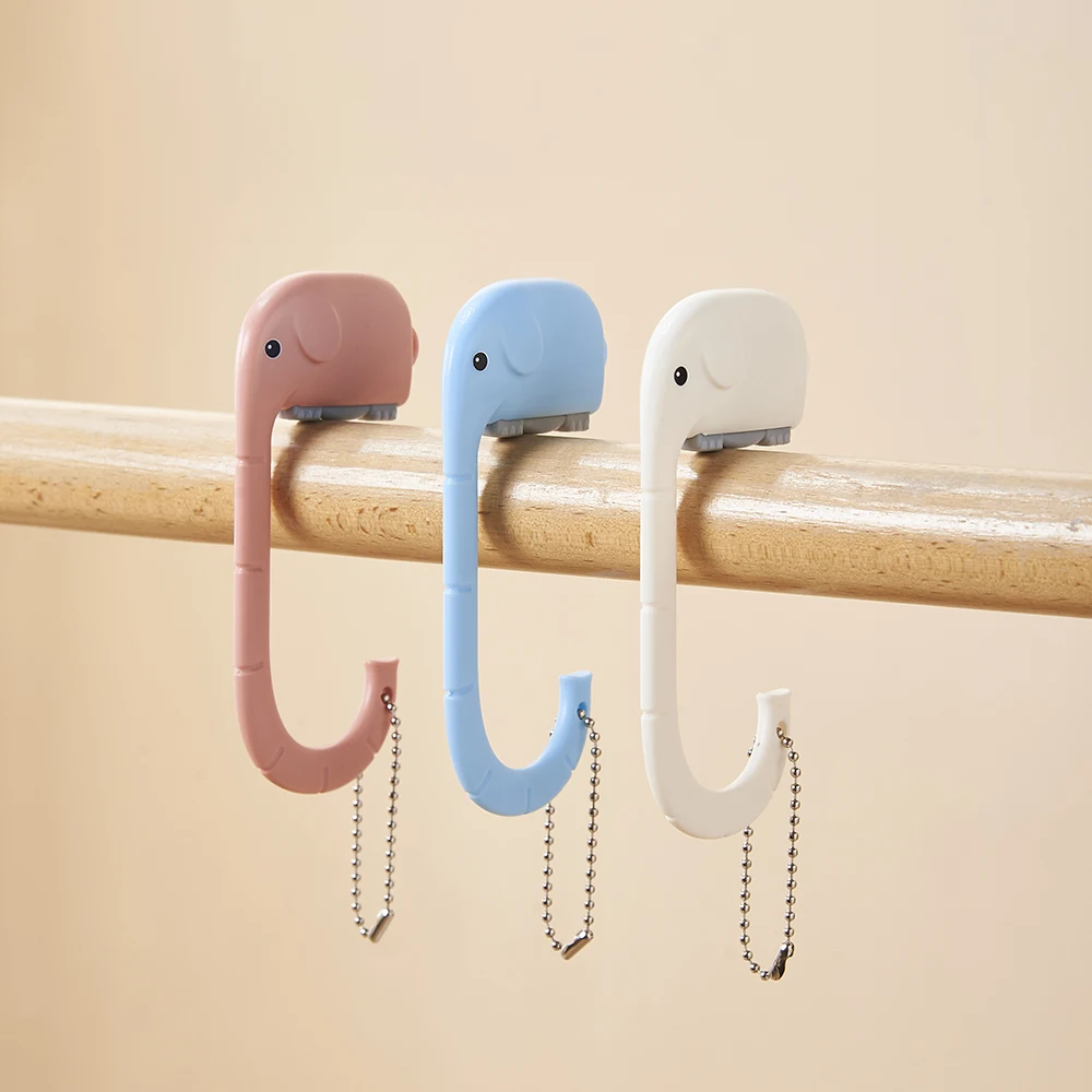 New Elephant Removable Hook Portable Table Purse Bag Handbag Hanging