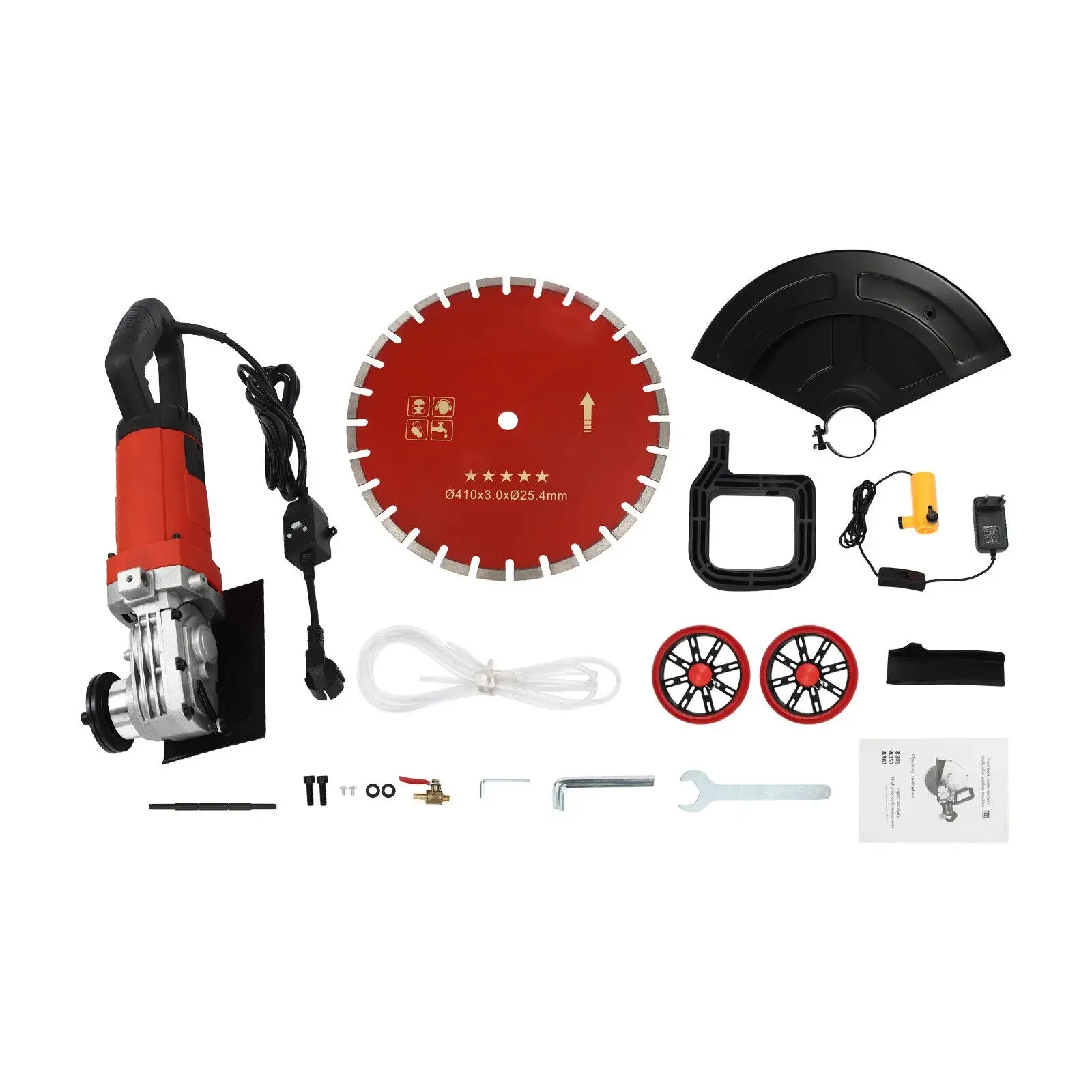 Concrete Saw Cutter Plaster Cutter with 410mm Diamond Cutting Disc 4000w