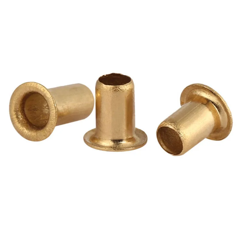 Copper blind rivets brass hollow tubular rivets M0.9-M1.7 rivets and fasteners rivets and screws