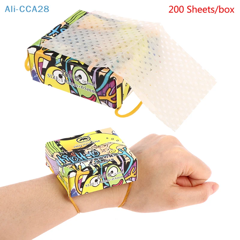 

200Sheets Professional Salon Disposable Neck Paper Hairdresser Hair Cutting Accessories Barber Hair Styling Tools Necks Covering