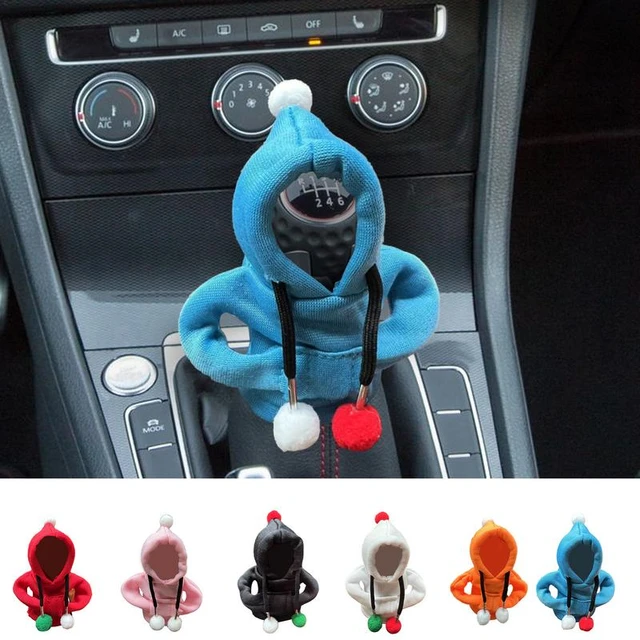 Car Gear Shift Hoodie Cover Sweatshirt Auto Gear Shift Knob Cover Car  Shifter Hoodie Gear Shift Lever Knob Cover for Vehicles - AliExpress