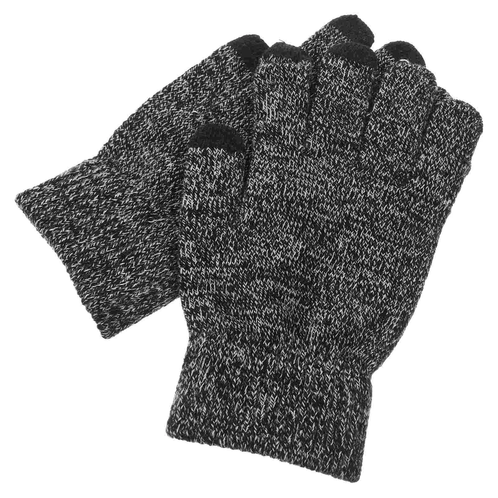 

Mens Gloves Cold Weather Hand Warmer Touchscreen Fingers Cycling Running Thermal