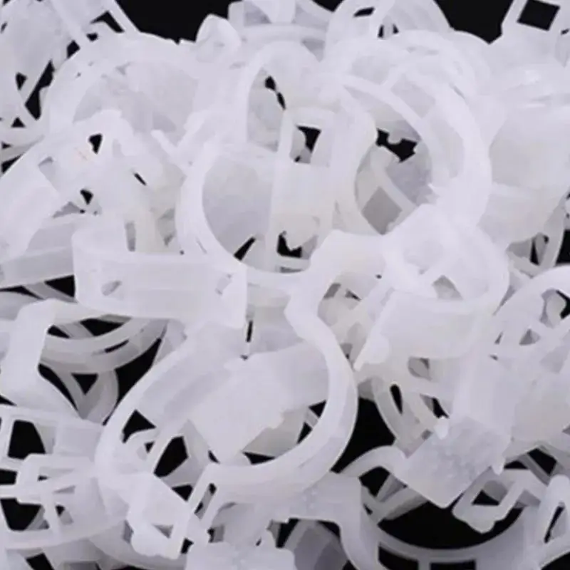 100PCS Fruit Clip Garden Plant Plastic Binding Vine Binding Branch Clip Support Tomato Fixing Plant Holder Trellis Clips