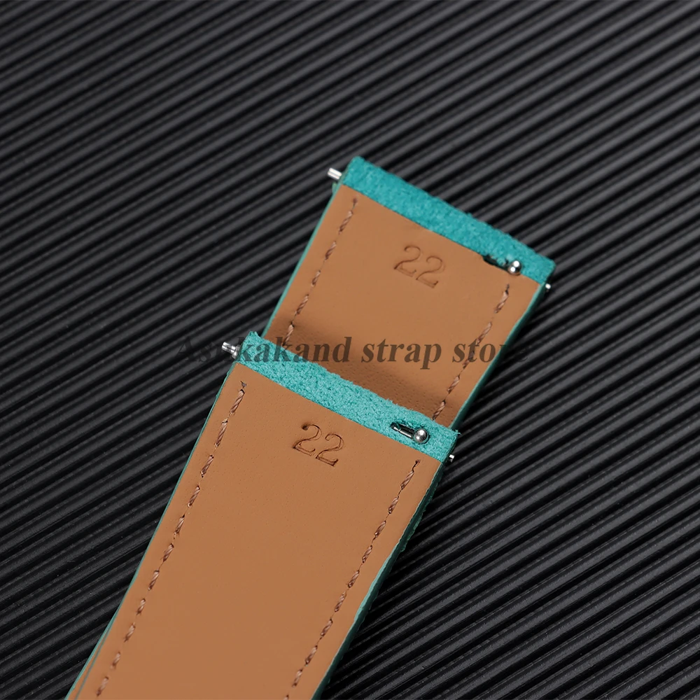 Vintage Suede Leather Cowhide Watch Strap - Versatile Sport Bracelet