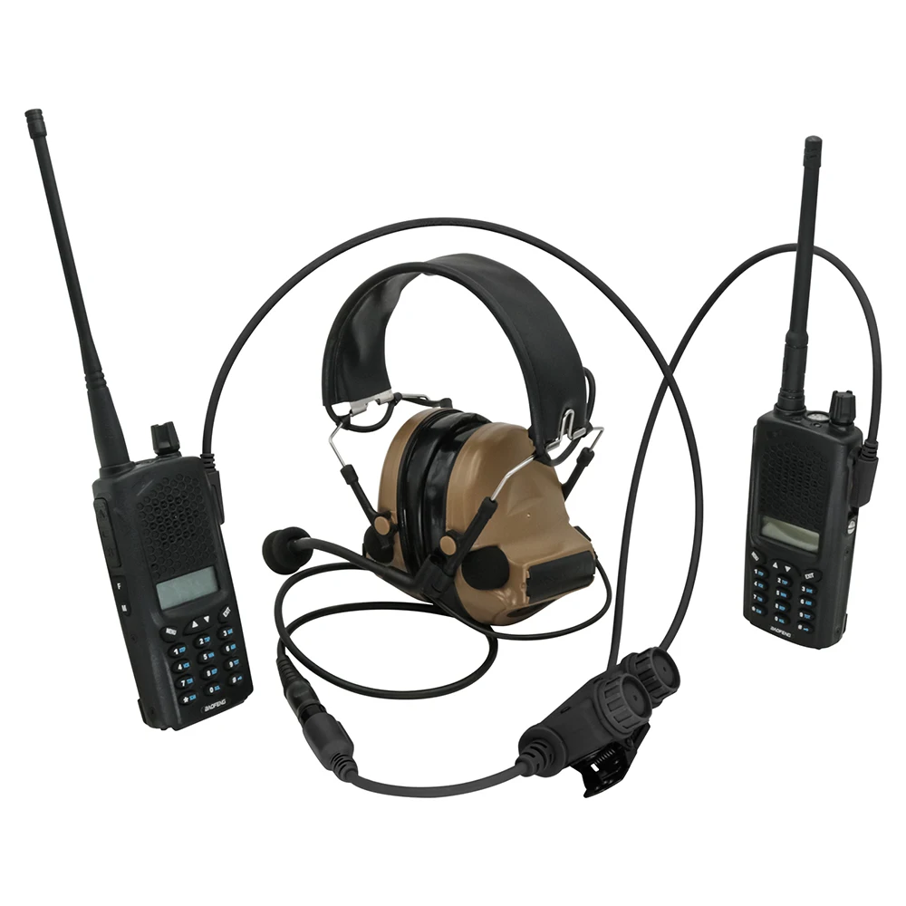 Shooting Headset | Sordin Comtac | Dual Ptt | Walkie Talkie